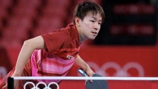 【卓球】3度目五輪の丹羽孝希、初戦突破　苦手カットを戦術で攻略