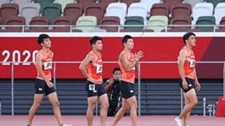 男子４×100ｍリレー、「ポジティブに捉えた」９レーンでの失敗。どんなリスクがあったのか