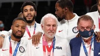アメリカ代表の指揮官を務めたポポビッチHC「とても満足している」