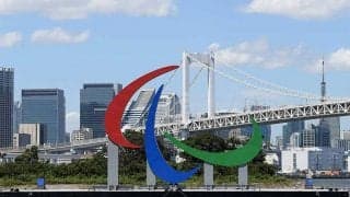 選手村の名所で“360度撮影”　摩訶不思議な1枚に海外反響「美しい」「どんなカメラ？」