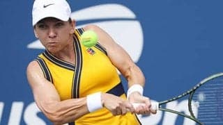 ハレプ 全米8度目の初戦突破