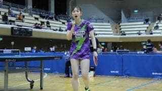 早田ひな「これは通過点」芝田沙季とともに代表権獲得＜卓球・世界選手権日本代表選考会＞