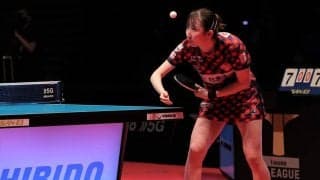 【Tリーグ】早田ひな、開幕戦白星　インターハイ三冠王下し日本生命が勝利に王手