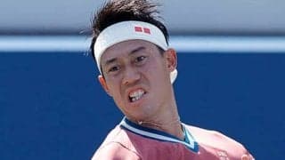 錦織 サンディエゴ会場で練習