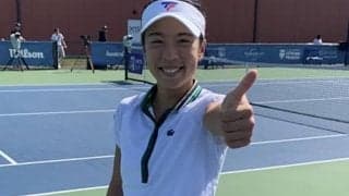  本玉真唯 WTAツアー初白星 