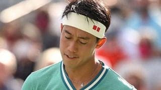  錦織、腰負傷でマレー戦棄権 