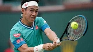 錦織圭が笑顔で謝罪　相手のユーモア溢れる“首切りサイン”に注目「怒らせちゃダメ」
