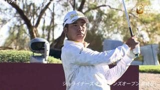 【動画】松山英樹、9番パー5ではカラーからロングパットを沈めイーグル