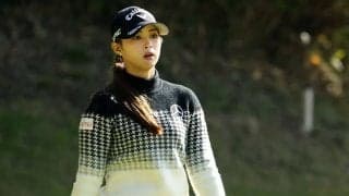 シード争い当落線上で首位　賞金54位柏原明日架、決意の自己新64「気持ちで負けない」