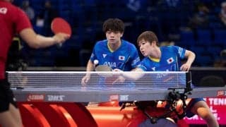宇田・芝田、粘り強いラリーで辛勝　張本・早田組の待つ2回戦へ＜世界卓球2021＞