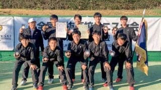 九州地区大会 男子優勝校　柳川高等学校インタビュー【大正製薬 リポビタン 第44回全国選抜高校テニス大会】