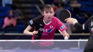 早田ひな、ベスト16入り　エジプトのサウスポーに快勝＜世界卓球2021＞