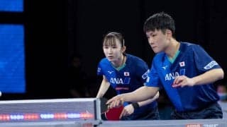 張本/早田ペア、決勝で中国ペアに挑む「二人の力を100%以上出し切れば」＜世界卓球2021＞