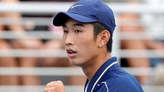中国人初 16歳がジュニア1位