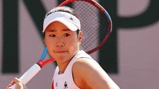 日比野 ストレートで1回戦敗退