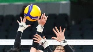 春高バレー　女子１回戦　富士見（静岡）善戦も及ばず