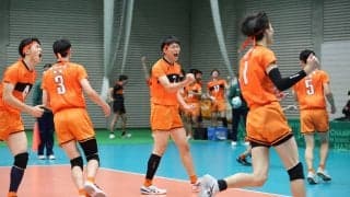 春高バレー　男子１回戦　東京学館新潟（新潟）　攻め貫き激闘制す