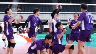 春高バレー　山形中央が前回４強の市尼崎に逆転勝利