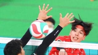 春高バレー　男子・東亜学園　善戦も終盤力尽く