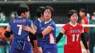 米沢中央　初のベスト８入り逃す／春高バレー