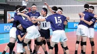 日本航空が逆転勝ち　山梨県勢初の優勝　エース前嶋悠仁が３８得点／春高バレー