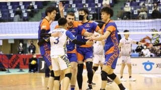 Vリーグの試合結果一覧（V1男女・1月15日）