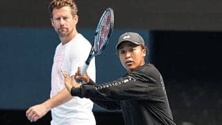 大坂なおみ、世界54位ブレングルとの2回戦に備え、軽めの練習をこなす[全豪オープン]