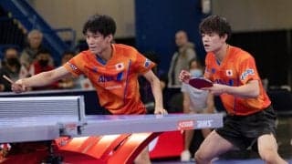 “アジア王者”宇田・戸上組は険しい道のり　吉村兄弟ペアも登場＜全日本卓球2022男子複＞