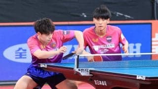 アジア王者・宇田/戸上ペアが執念の逆転勝利　張本/森薗の待つ決勝へ＜全日本卓球2022＞