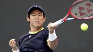 西岡良仁、完勝でCH初戦突破