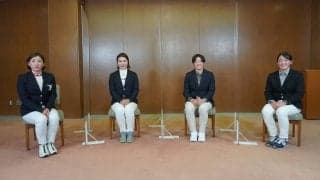 新シーズンも頑張るぞ！永井花奈・高橋彩華・岩井明愛・岩井千怜のラウンジトーク