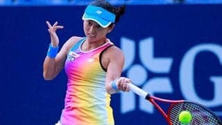 土居美咲、快勝で複初戦突破