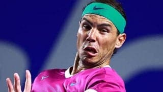 ナダル BNPパリバ会場で練習