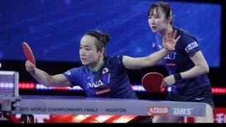伊藤美誠/早田ひなペア、国際ペアを完封でベスト8入り＜卓球・WTTシンガポールスマッシュ2022＞