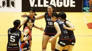 Vリーグの試合結果一覧と順位（V1女子・3月21日）