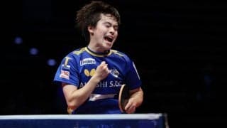 【Tリーグ】森薗政崇、5季目も岡山リベッツと契約更新　昨季は単複計38試合出場