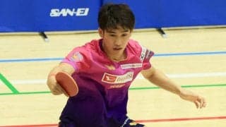 吉村真晴、涙のV　“後輩”戸上を下しシングルス代表に＜卓球・アジア競技大会選考会男子決勝＞