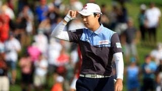 渋野日向子に勝った韓国選手、赤面したV後の行動に反響「超可愛い」「シャイすぎる」