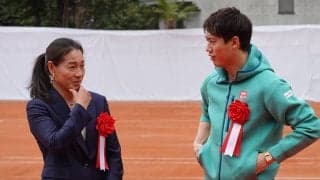 伊達公子さんが期待のジュニアたちと錦織圭のラリー動画を公開