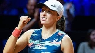 シフィオンテク 4勝目に王手