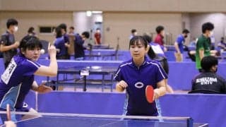 中央大ペアがアベックV　シングルスでは注目ルーキー続々登場＜卓球・関東学生新人選手権大会＞