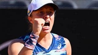 シフィオンテク 26連勝で4強