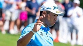 松山英樹、林の中から放った“驚異的リカバリー”に米実況席も脱帽「信じられない！」