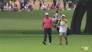 【動画】松山英樹、カットライン上の通算4オーバー64位タイで予選突破　全米プロハイライト