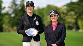 飛距離300y超の17歳馬場咲希がベストアマ　宮里藍と記念写真「撮影あると聞いてから…」
