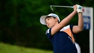 “渋野日向子似”と話題の木下彩が暫定4位浮上　山口の方言で手応え「やおくて助かった」