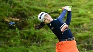 今季初V小祝さくら、次週全米女子OPへ「これをバネに頑張りたい」　ギャラリーに一礼
