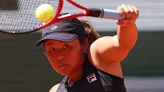  上地結衣、全仏OP単複で準V 