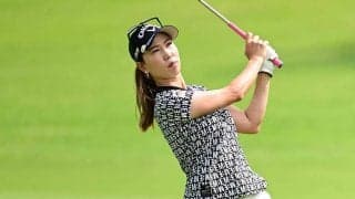 上田桃子、脚がよろつく急傾斜から目玉バンカー脱出　ファン絶賛「完璧、凄い」