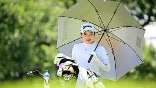 酷暑36.1℃開幕の女子ゴルフ　炎天下の4時間超競技に「倒れそう」、かき氷も200杯完売